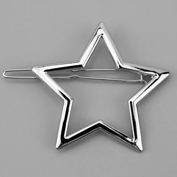 ⚜️[𝟯/$𝟭𝟴]⚜️Star Shaped Simple Barrette NEW - Picture 6 of 12